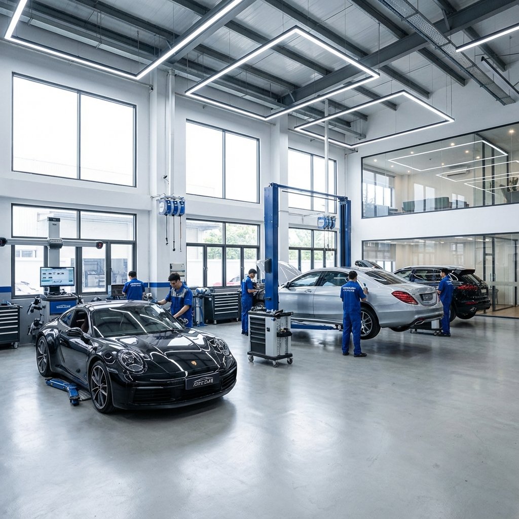 فريق الخدمة لصيانة السيارات